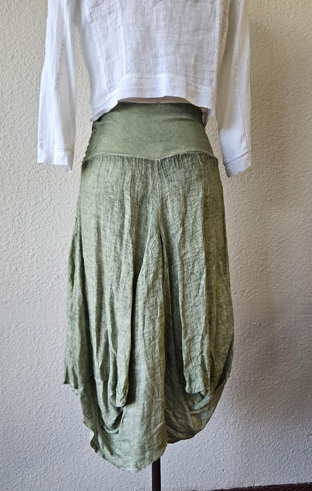 Inizio Italy Magic Linen Skirt-Katze Boutique