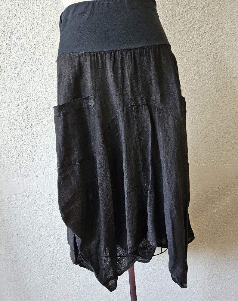 Inizio Italy Black Magic Skirt-Katze Boutique