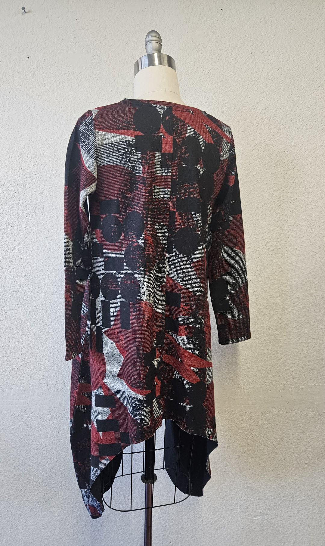 Kozan Mandy Asymmetrical Tunic in Kandinsky Print-Katze Boutique