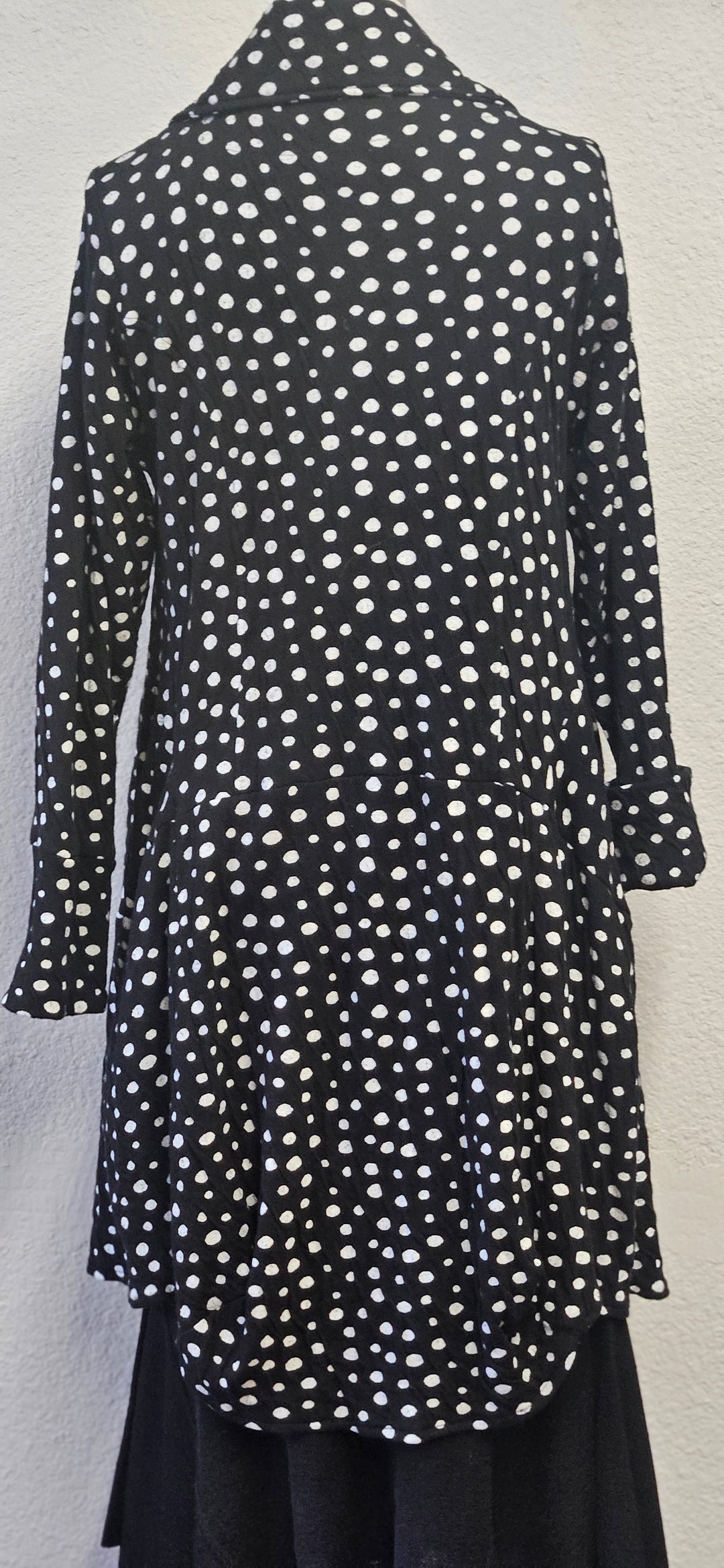 Tulip Polka Dot Cotton Coat-Katze Boutique