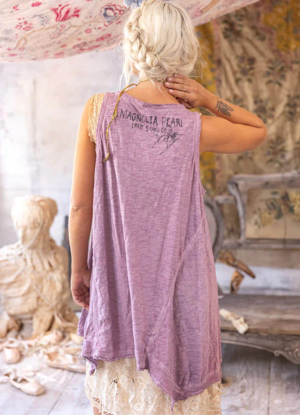 Magnolia Pearl Paz Tank Purple Boba-Katze Boutique