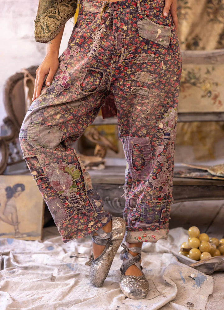 Magnolia Pearl Applique Miner Pants-Katze Boutique