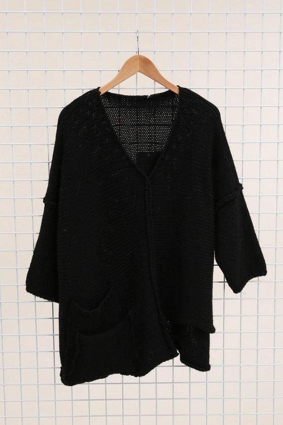 Asymmetrical Wool Alpaca Sweater