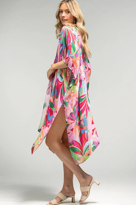 Botanical Floral Kimono-Katze Boutique