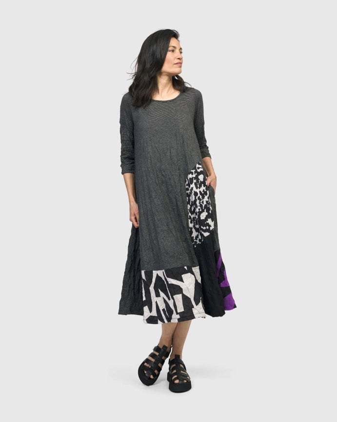 Alembika Broadcast Midi Dress-Katze Boutique