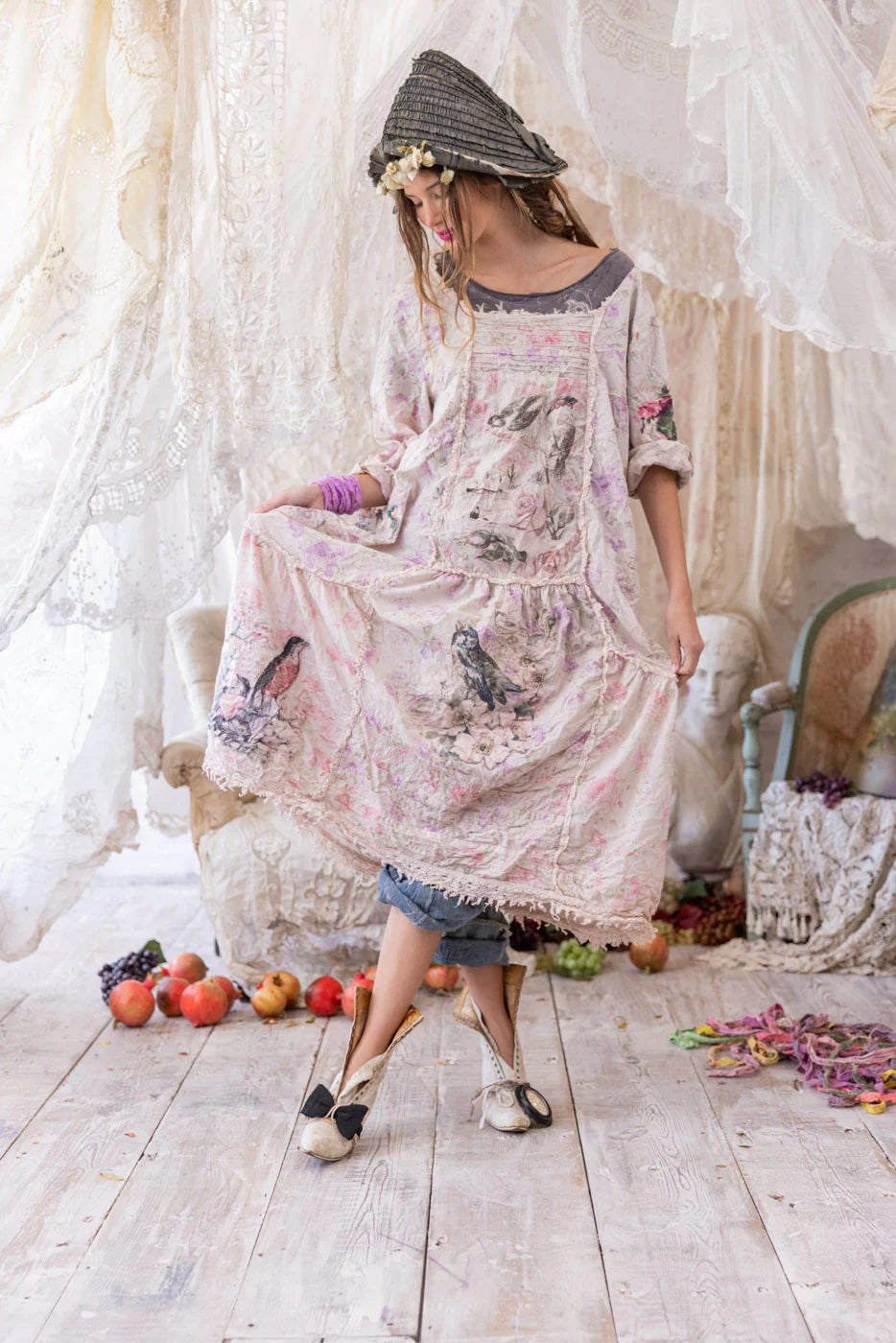 Magnolia Pearl Floral Helenia Dress-Katze Boutique