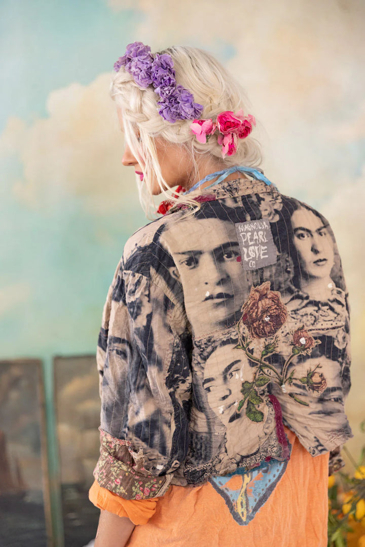 Magnolia Pearl Faces Of Frida Kelley Jacket-Katze Boutique