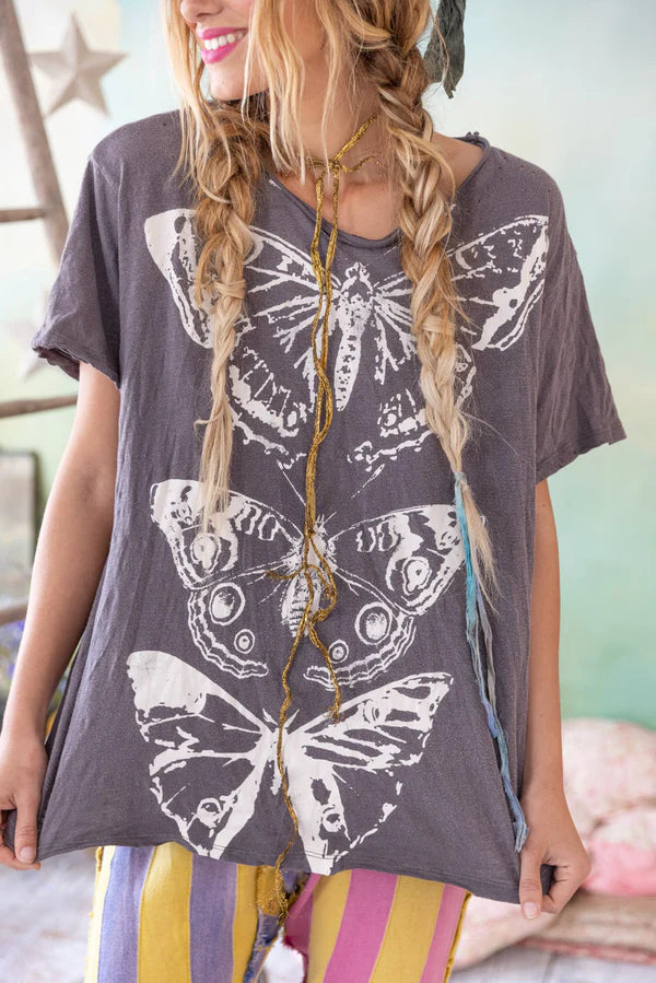 Magnolia Pearl Butterfly Totem Tee-Katze Boutique