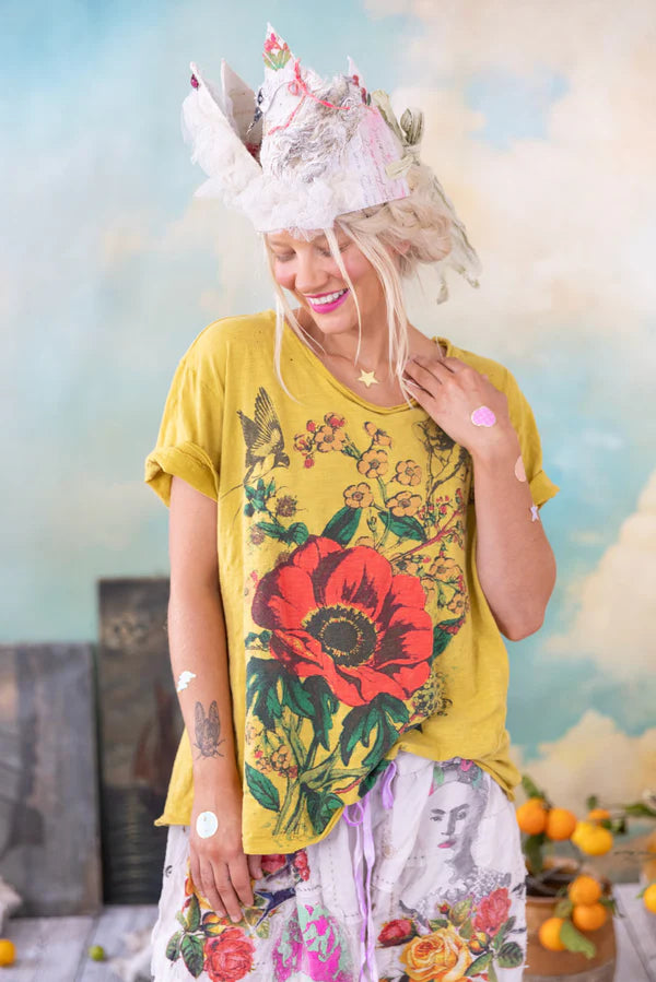 Magnolia Pearl Cherub Poppy Tee-Katze Boutique