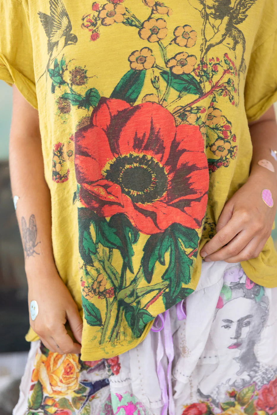 Magnolia Pearl Cherub Poppy Tee-Katze Boutique