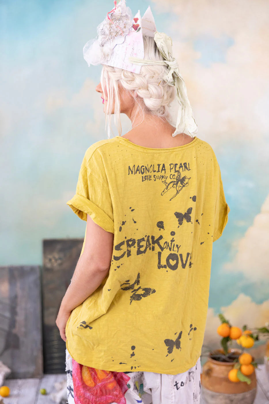 Magnolia Pearl Cherub Poppy Tee-Katze Boutique