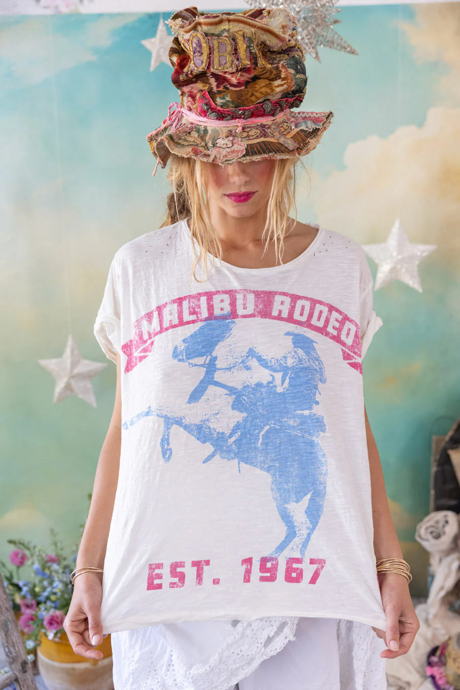 Magnolia Pearl Malibu Rodeo Tee-Katze Boutique