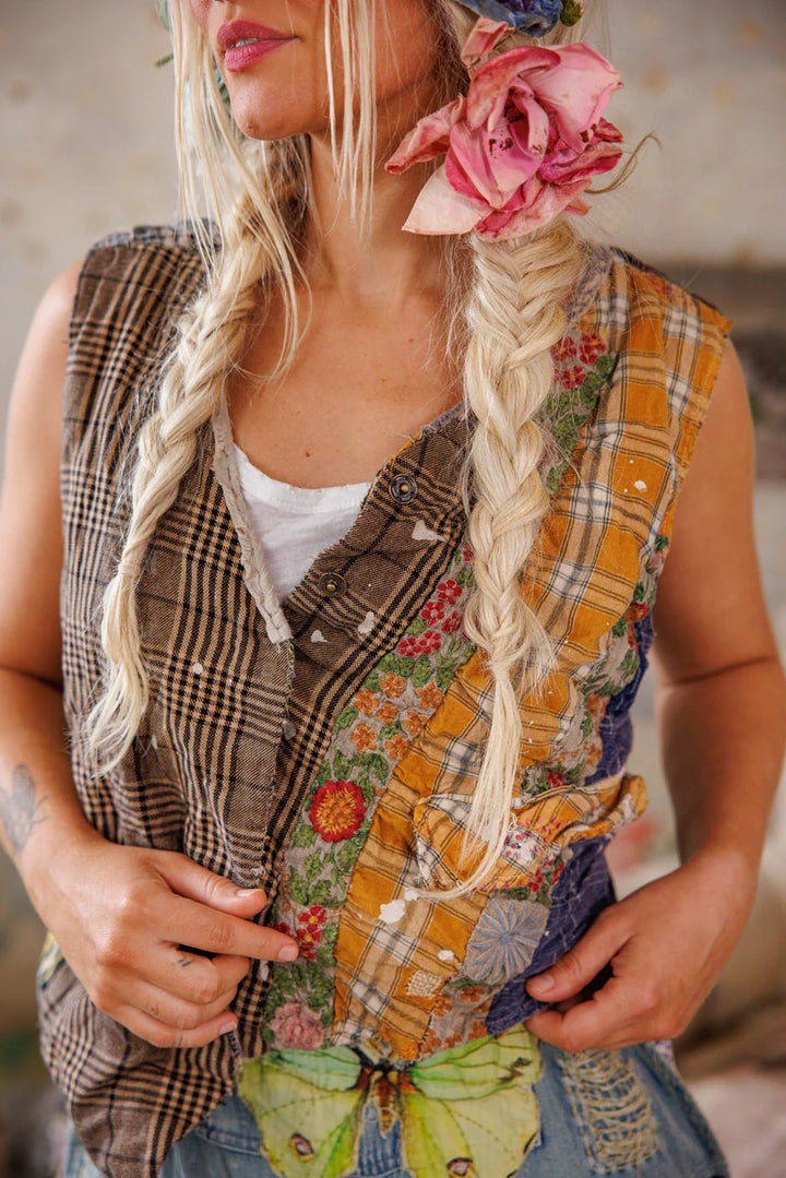 Magnolia Pearl Patchwork Andriy Vest-Katze Boutique