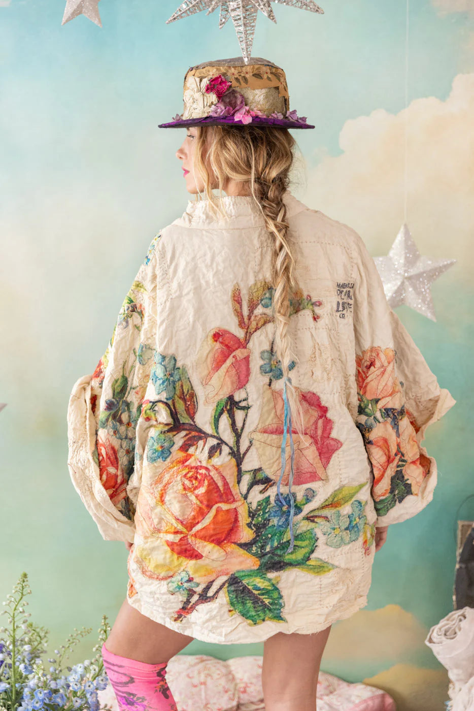 Magnolia Pearl Quilted Daigo Kimono-Katze Boutique