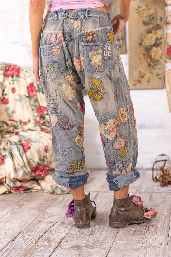 Magnolia Pearl i Heart You Miner Denims-Katze Boutique