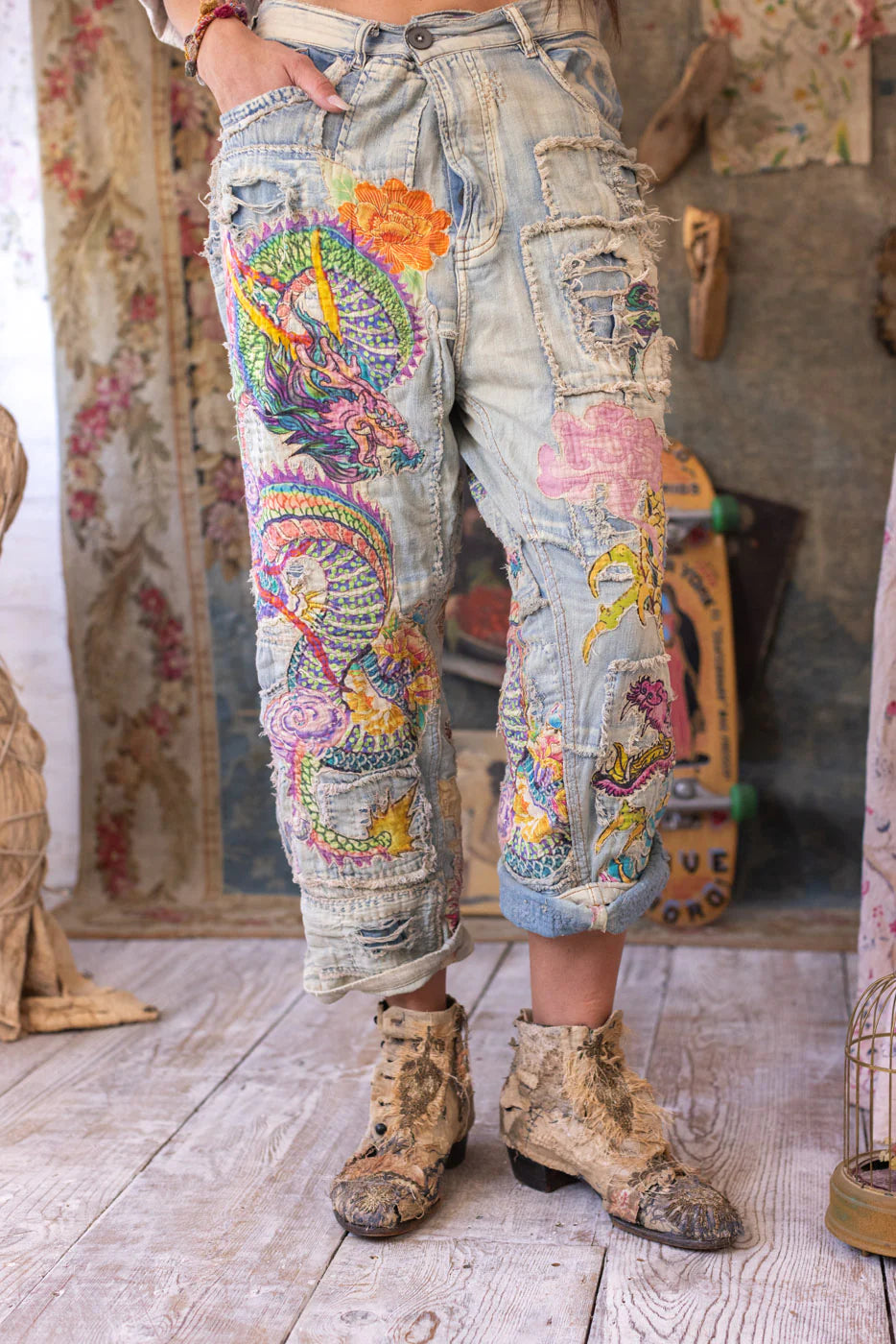 Magnolia Pearl Sea Dragon Miner Denims-Katze Boutique