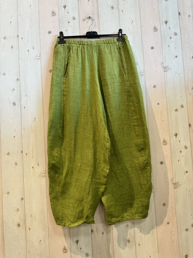 Made In Italy Linen Balloon Pants