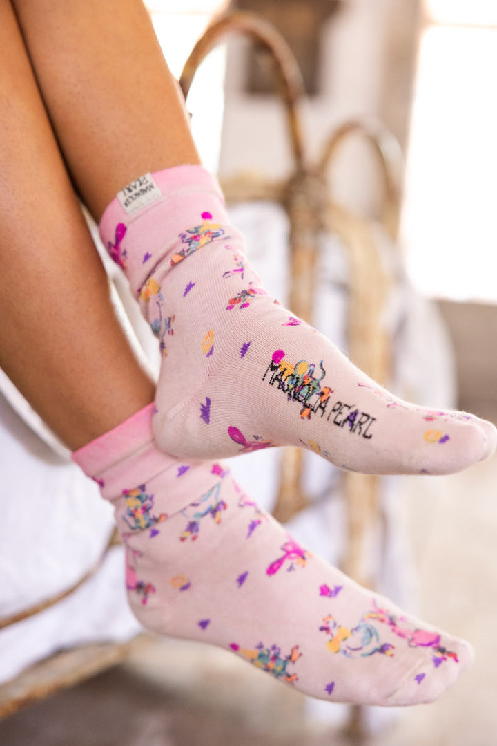 Magnolia Pearl Skate Boss MP Socks-Katze Boutique