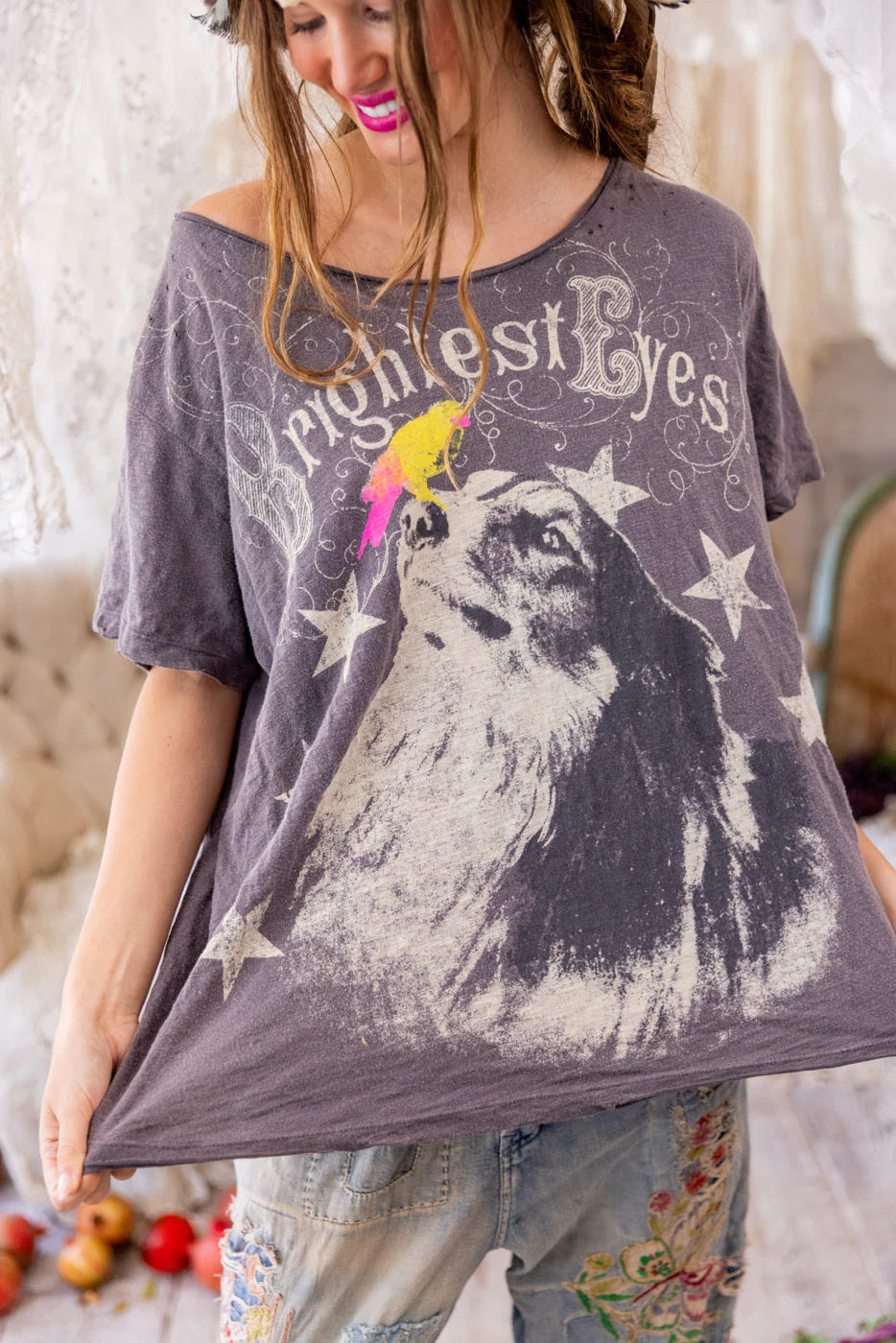 Magnolia Pearl Brightest Eyes Tee-Katze Boutique