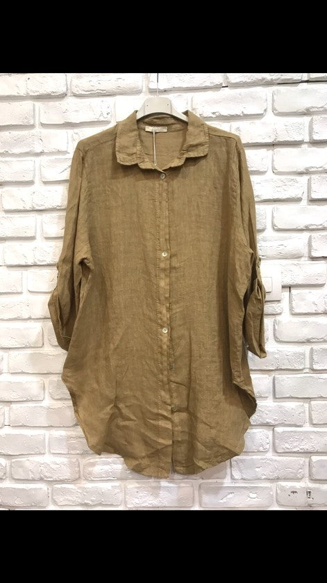 Made In Italy Linen Shirt