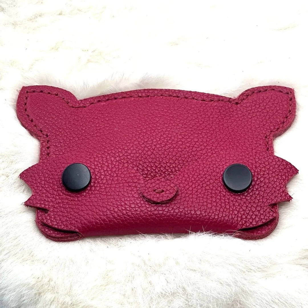 Handcrafted Leather Puppy Wallet