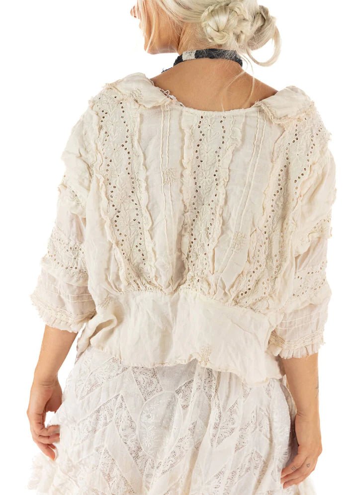 Magnolia Pearl Linen Ramie Marburger Blouse - Katze Boutique